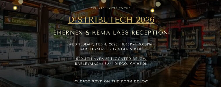 EnerNex & KEMA Labs DISTRIBUTECH Reception Invite