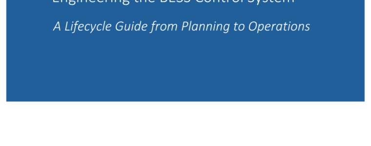 Engineering the BESS Control System: A Lifecycle Guide from Planning to Operations